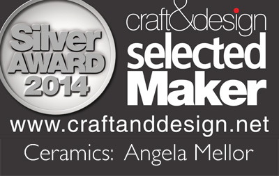Angela Mellor wins Silver in the Ceramics in the craft&design Selected Maker Awards 2014